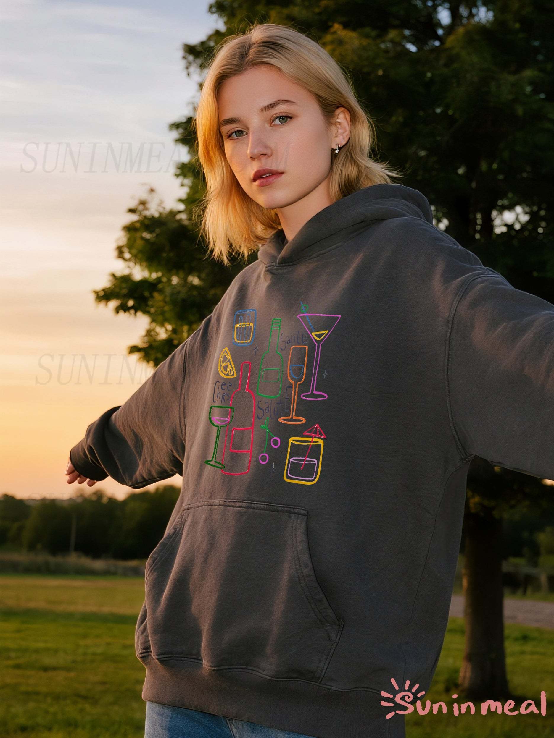 Cheers Salute Santé Unisex Hoodie
