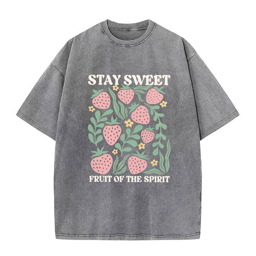 Strawberry staysweet Fruits of the Spirit Unisex Tee