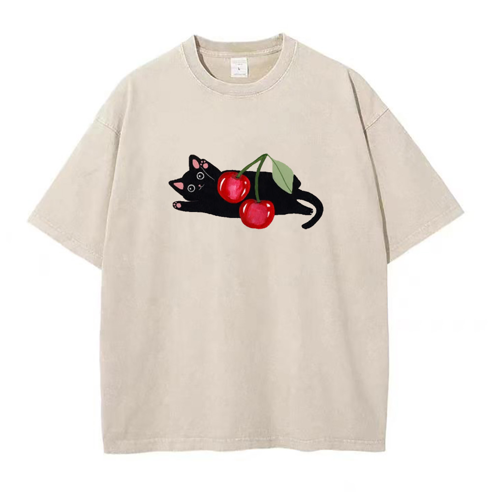 Cherry Cat unisex Tee