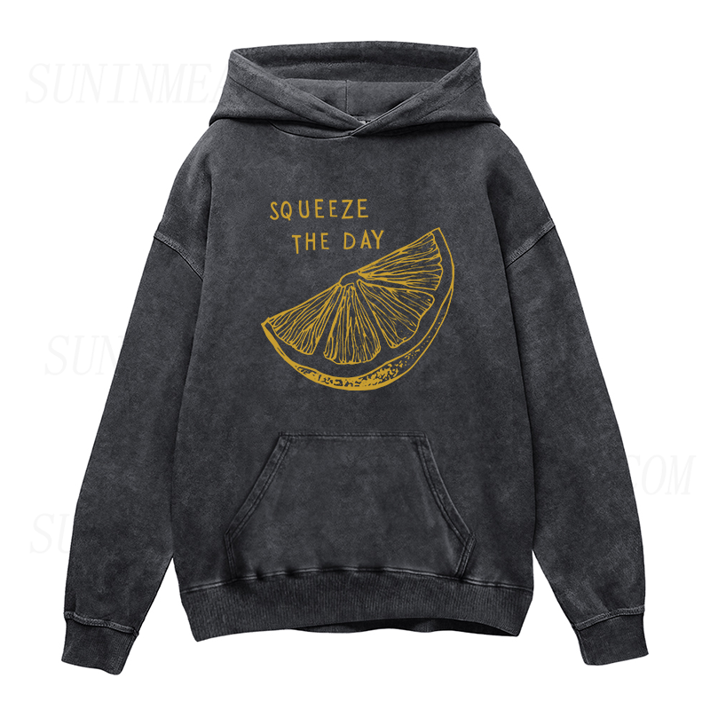 Squeeze the Day lemon Unisex Hoodie