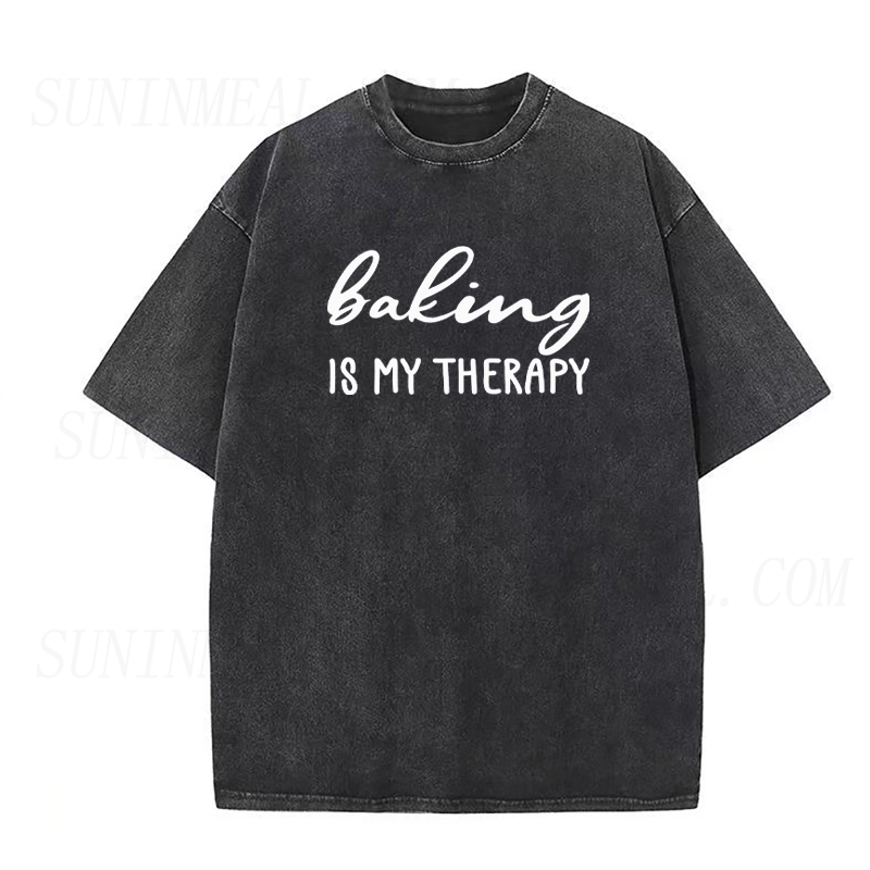 Baking Is My Therapy Unisex Tee