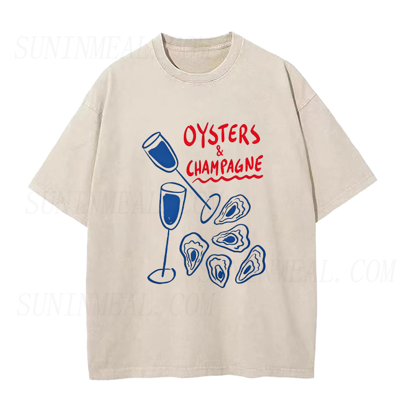 Oysters & Champagne Unisex Tee