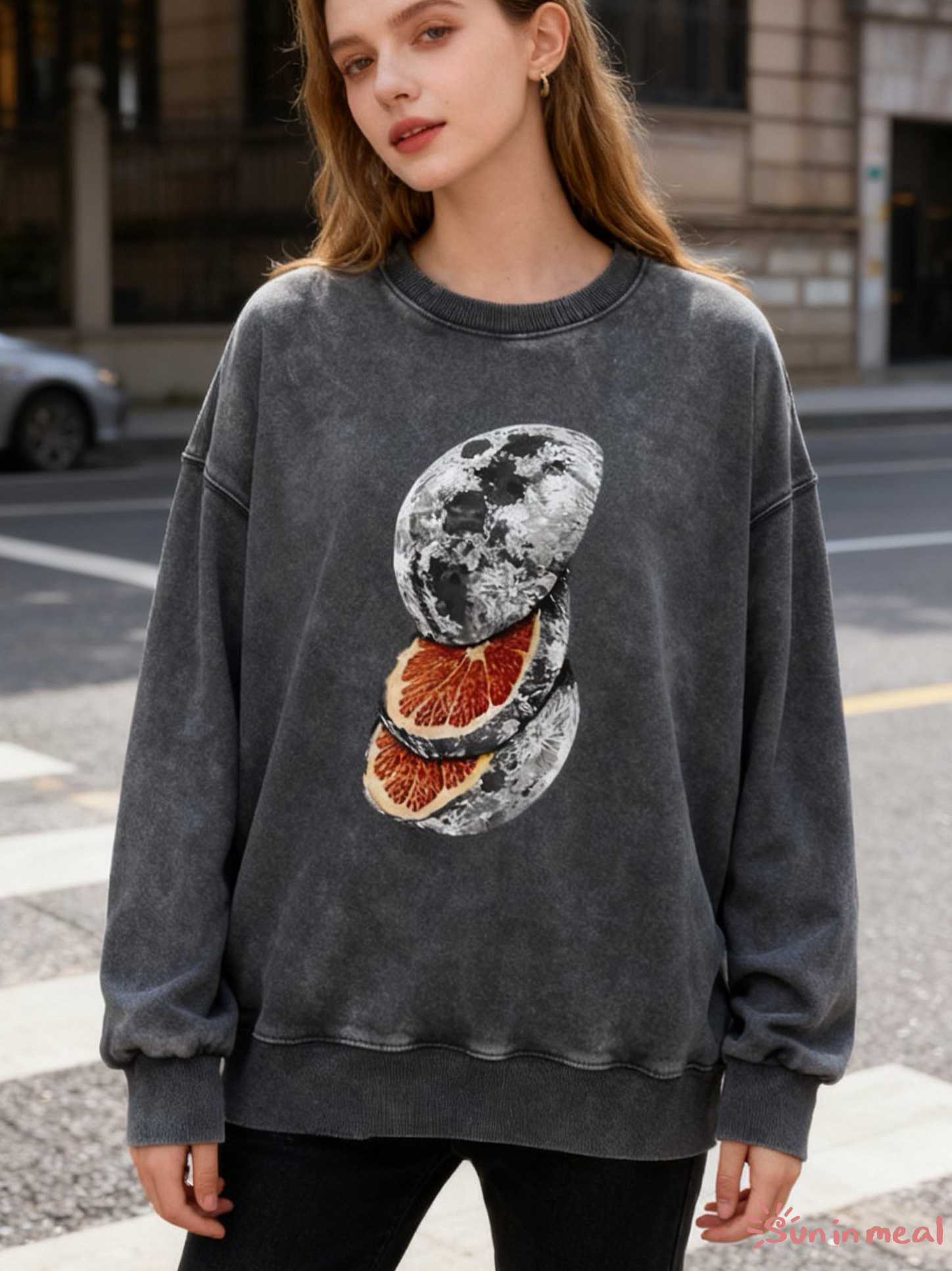 LUNAR FRUIT Unisex Crewneck Sweatshirt