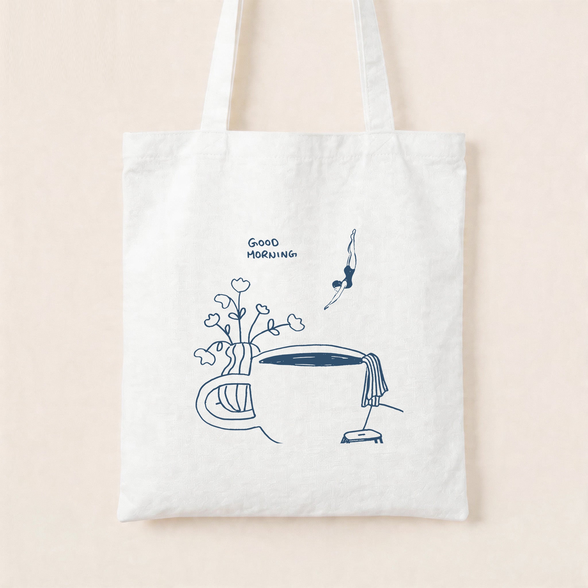 Coffee Diver Tote Bag