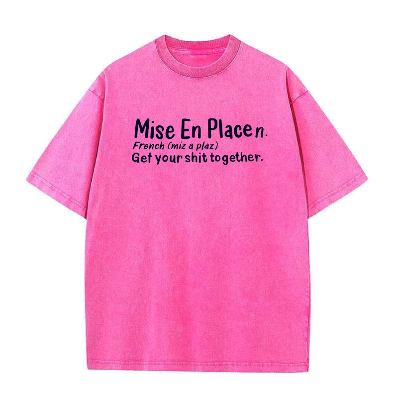 Mise En Place Humorous Definition Unisex Tee
