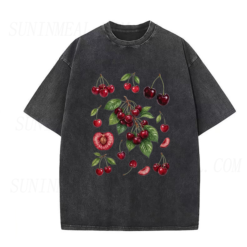 Cherry Branch & Slices Unisex Tee