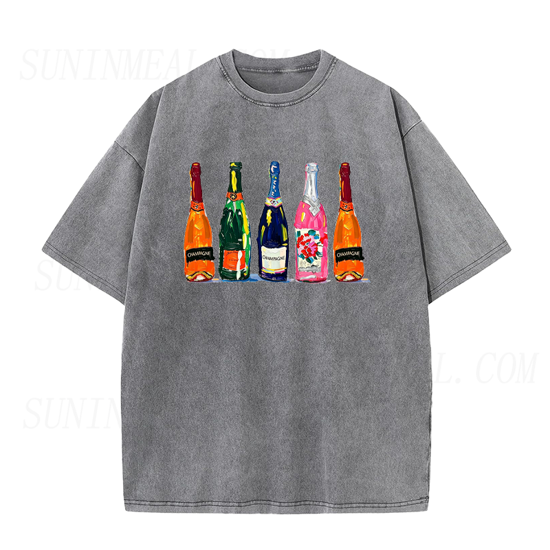 Champagne Bottles Unisex Tee