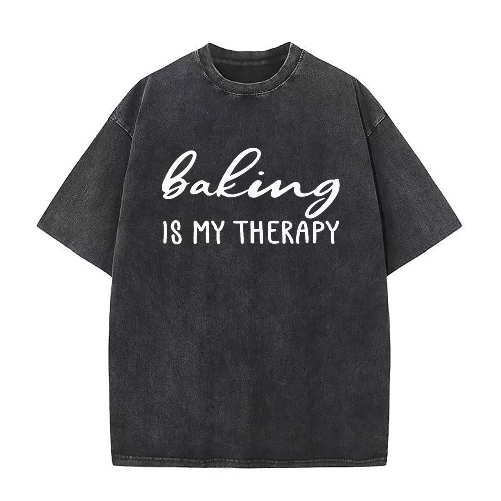 baking is my therapy Unisex Tee