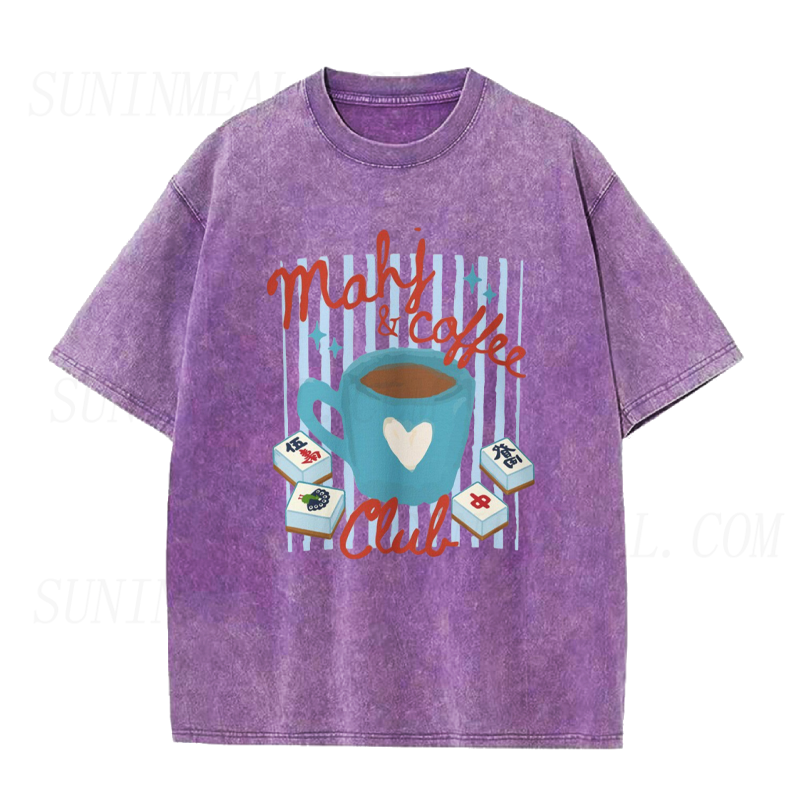 Mahjong&Coffee Club Unisex Tee