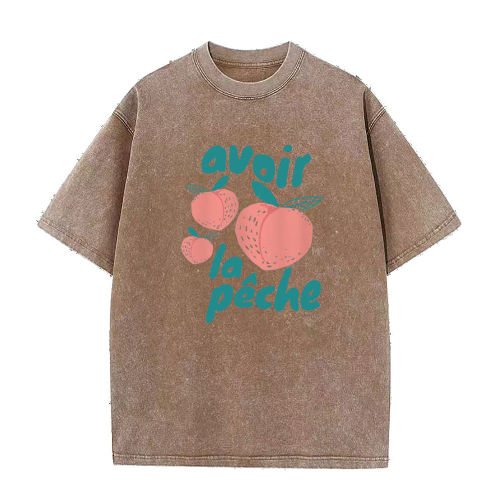 Avoir la Pêche ユニセックスTシャツ