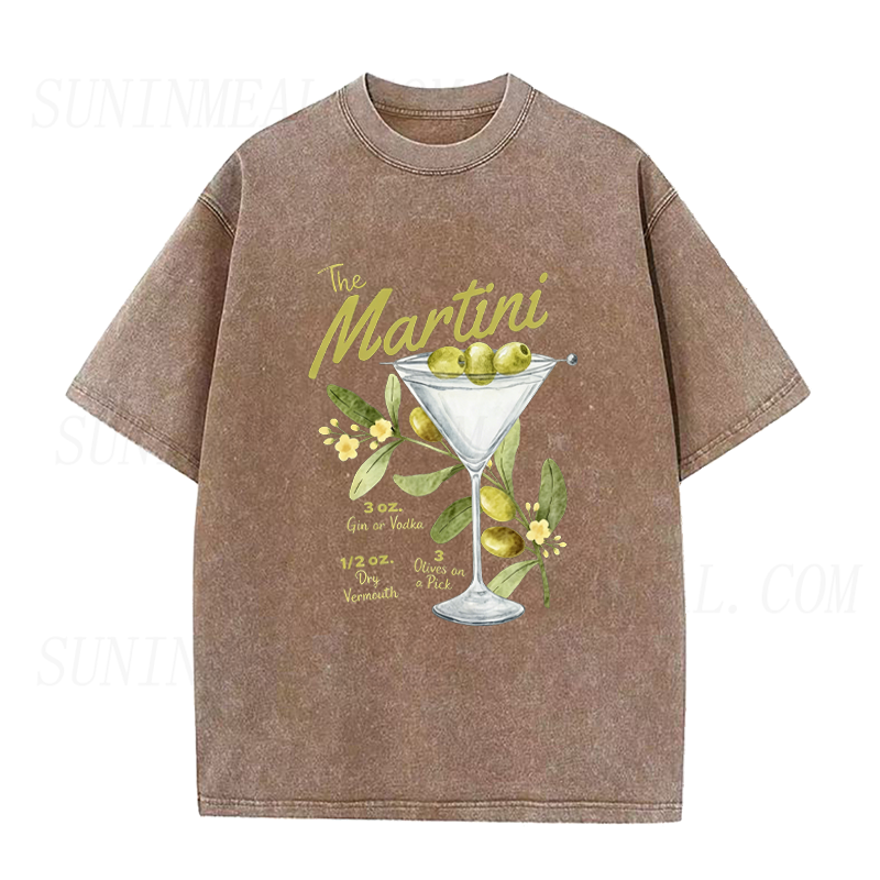 Martini & Olives Recipe Unisex Tee