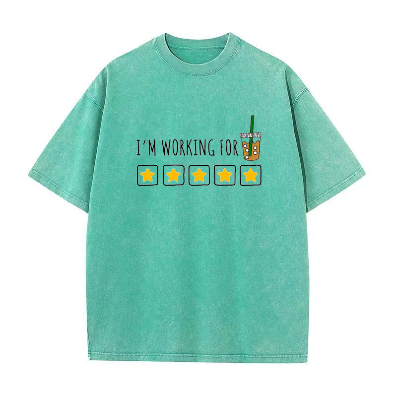 I’m Working for Coffee Unisex Tee