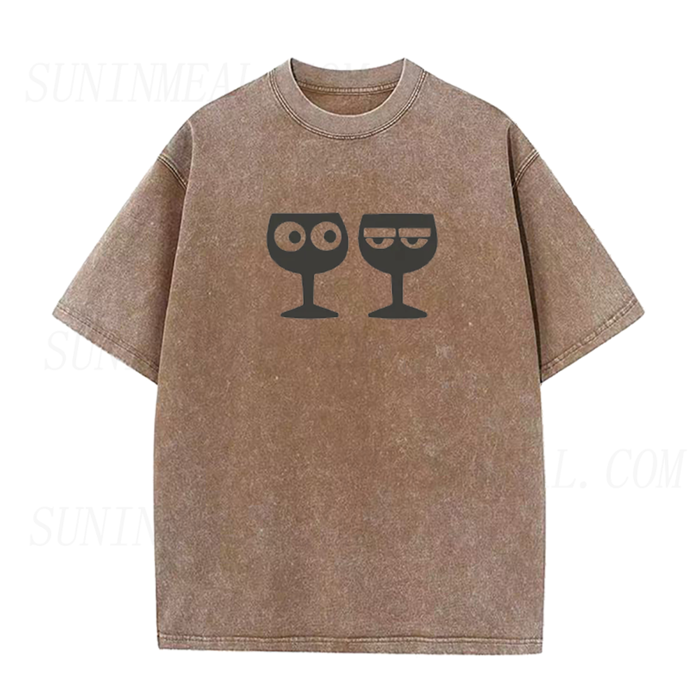 Funny Wine Glass Unisex Tee