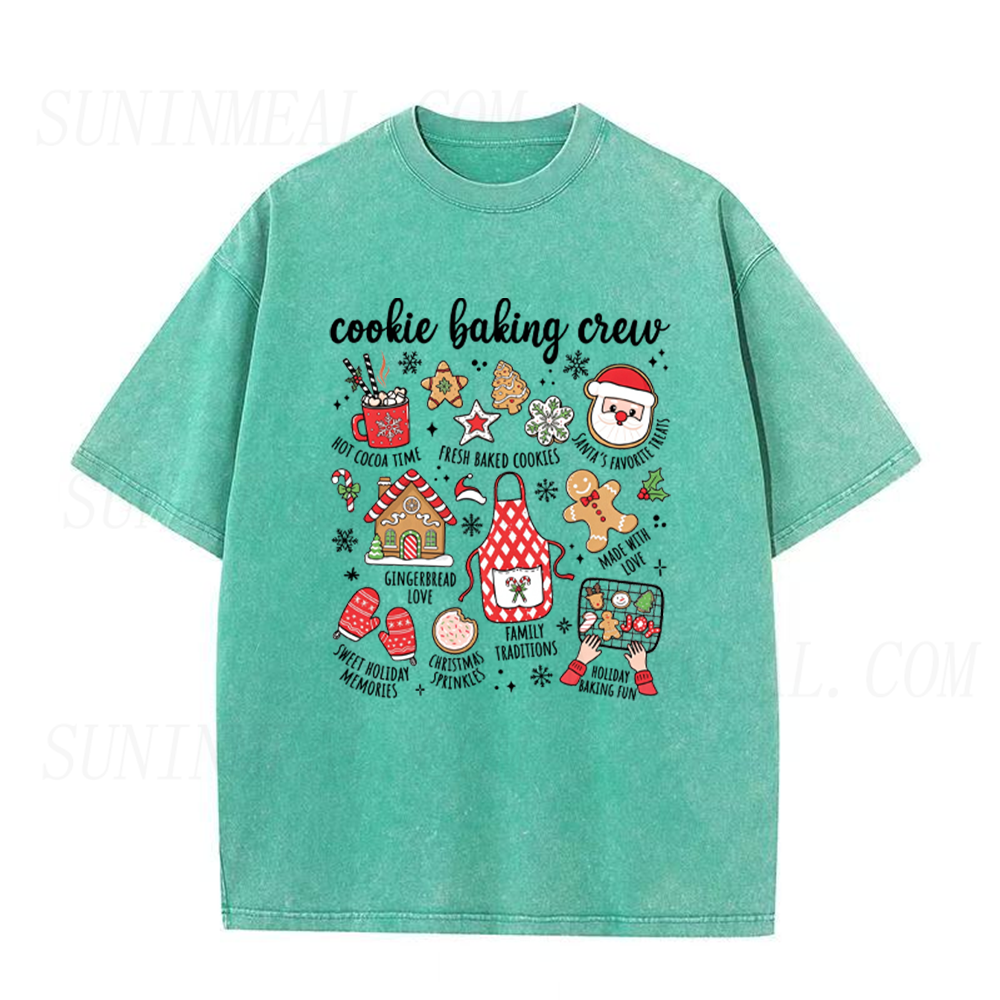 Cookie Baking Crew Christmas Unisex Tee