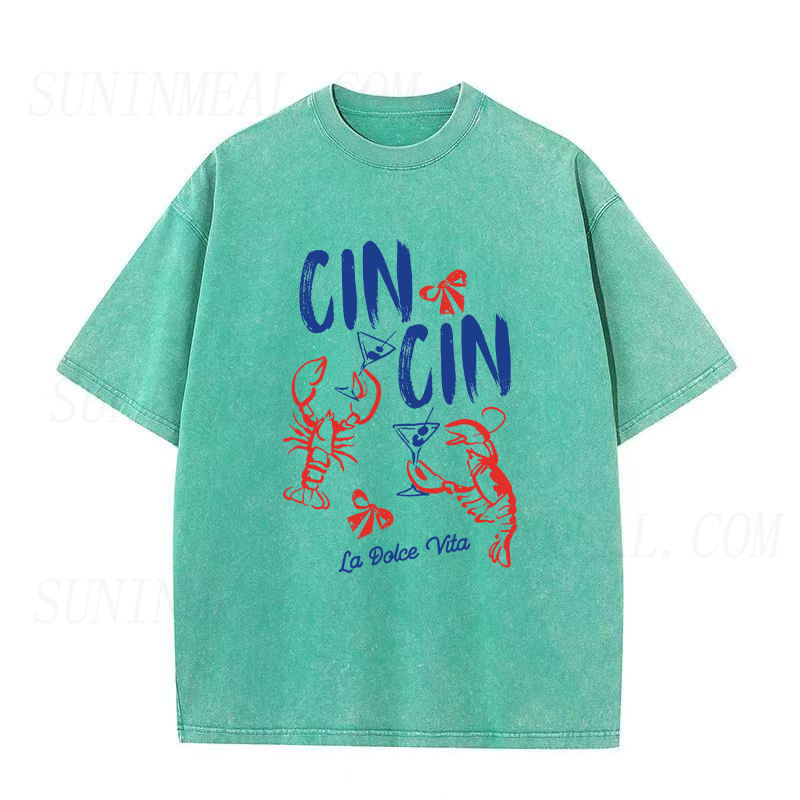 Cin Cin Lobster & La Dolce Vita Unisex Tee