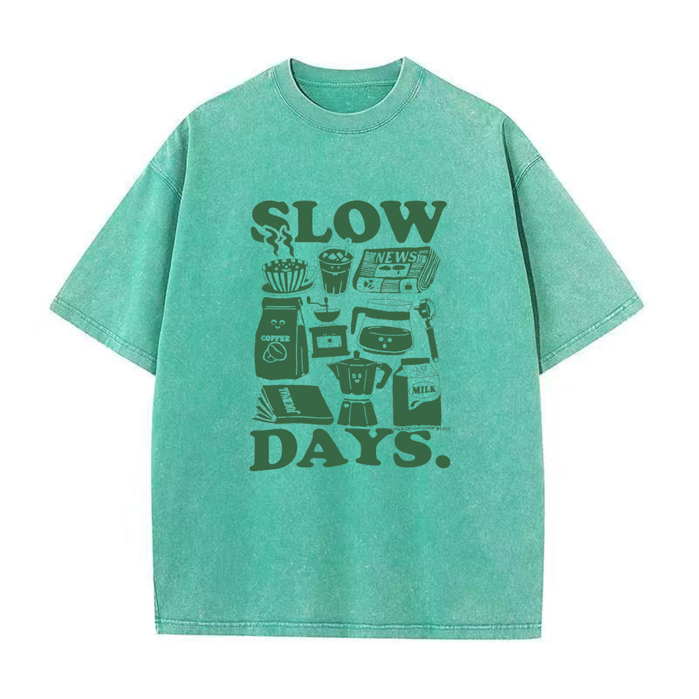 Coffee slow days Unisex Tee