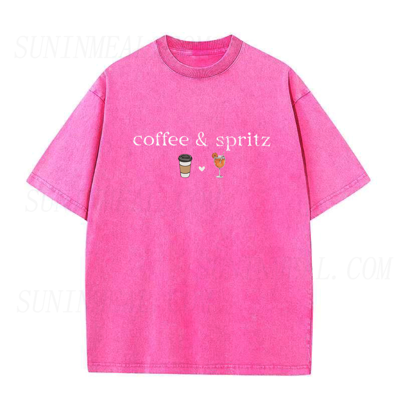 Coffee & Aperol Spritz Unisex Tee