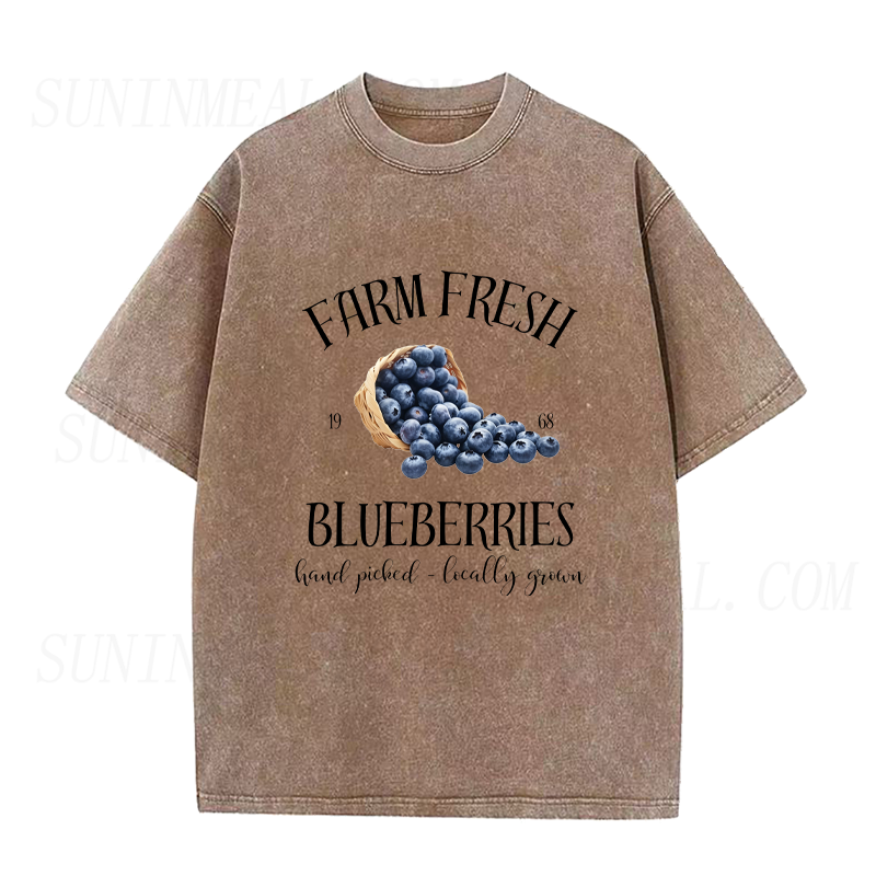 Farmers Market Blueberry Unisex Tee