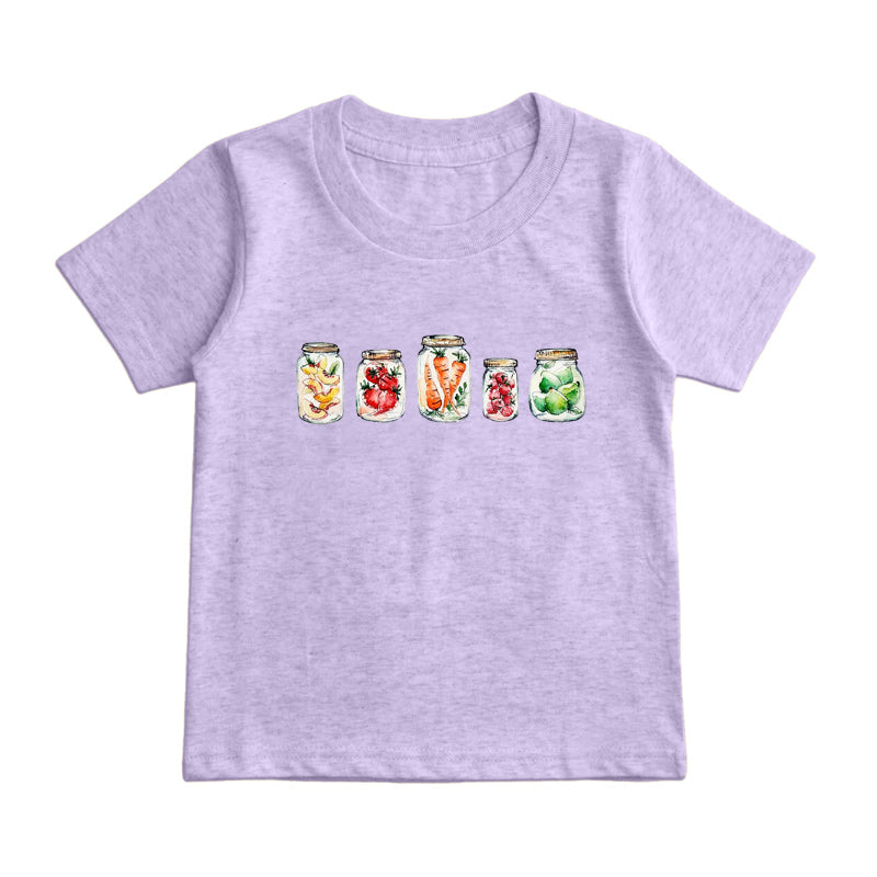 Jarred Fruits & Veggies Kid's T-Shirt