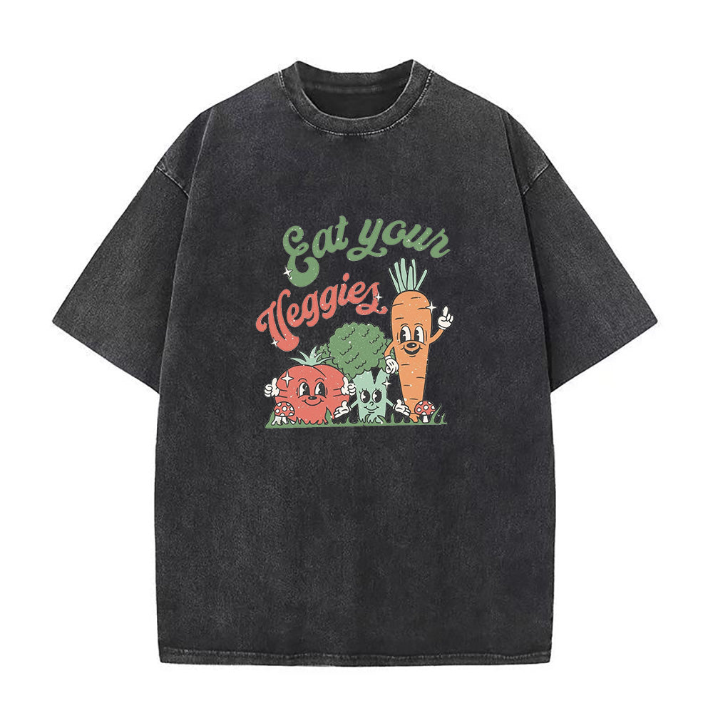イート・ユア・ベジーズ ユニセックスTシャツ