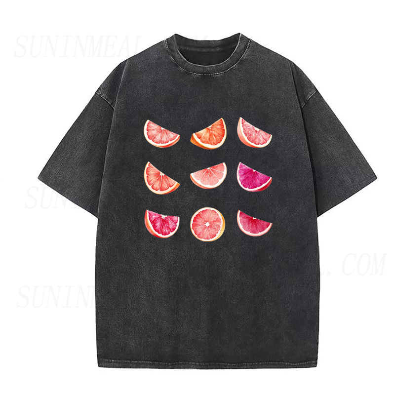 Watercolor Grapefruit Slices Unisex Tee