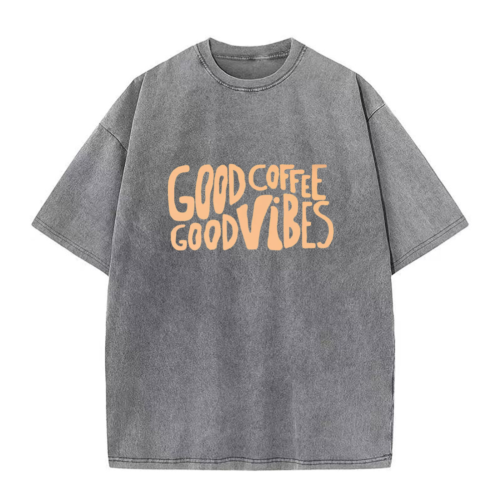 グッドコーヒー グッドバイブス ユニセックスTシャツ