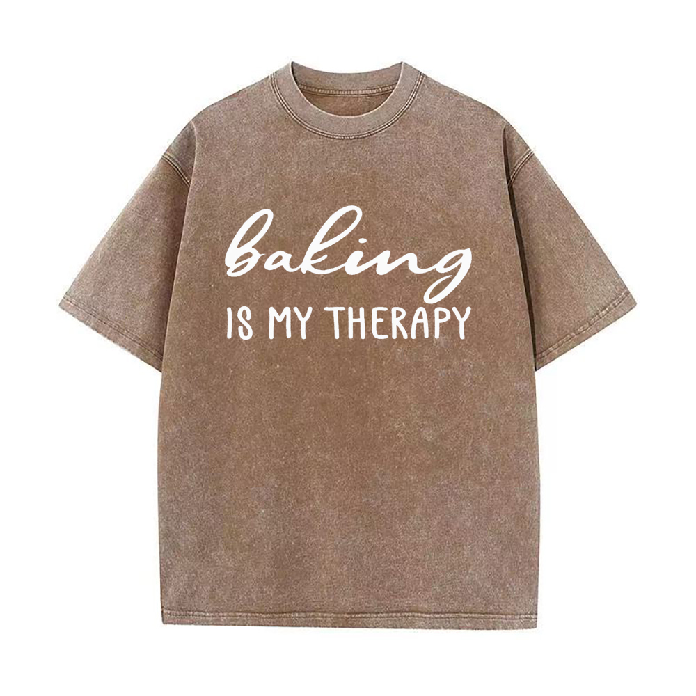baking is my therapy Unisex Tee