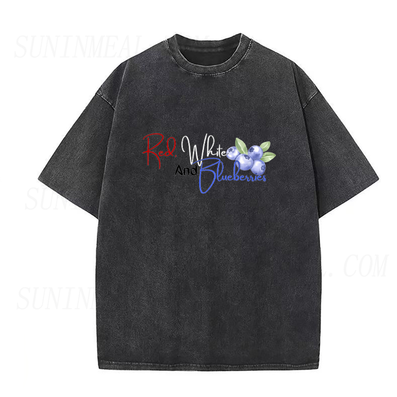 Red White and Blueberries Unisex Tee