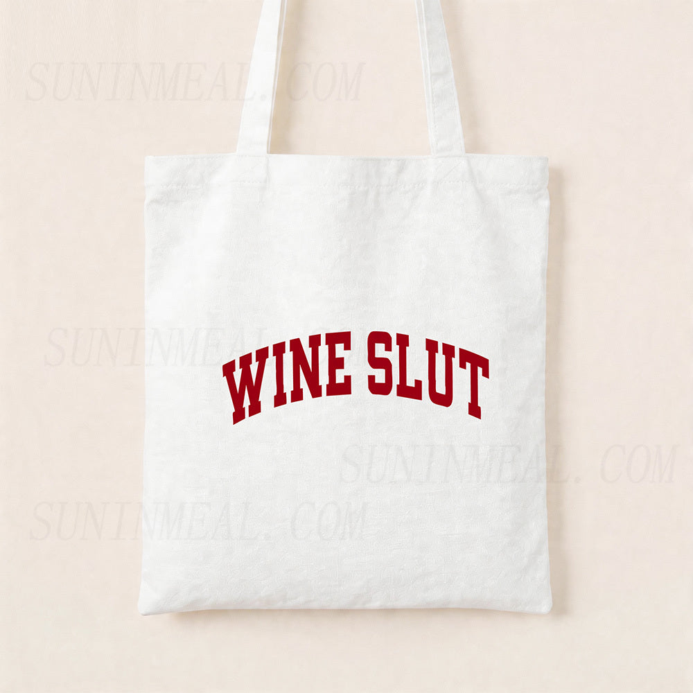 Wine Slut Canvas Tote Bag