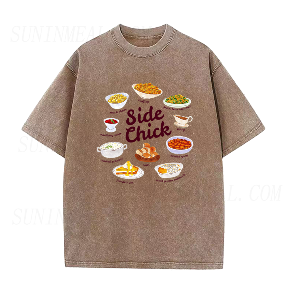 Funny Thanksgiving Side Chick Unisex Tee