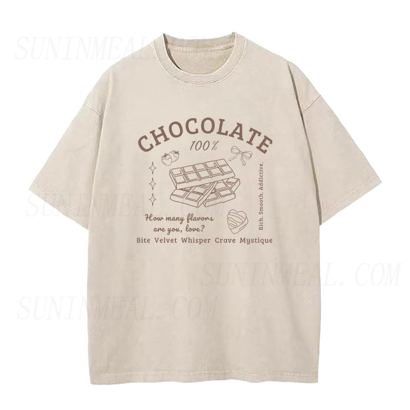 Chocolate 100% Unisex Tee