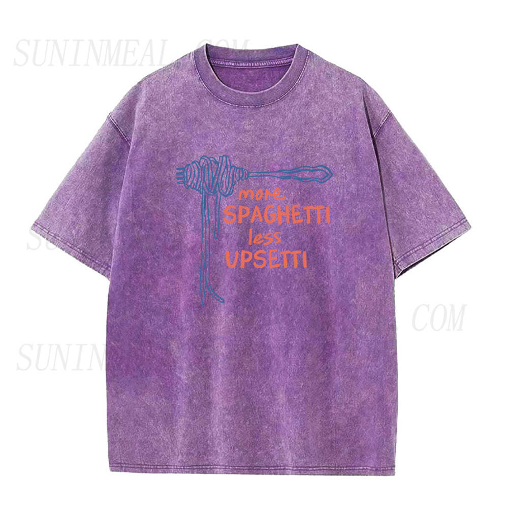 More Spaghetti Less Upsetti Unisex Tee