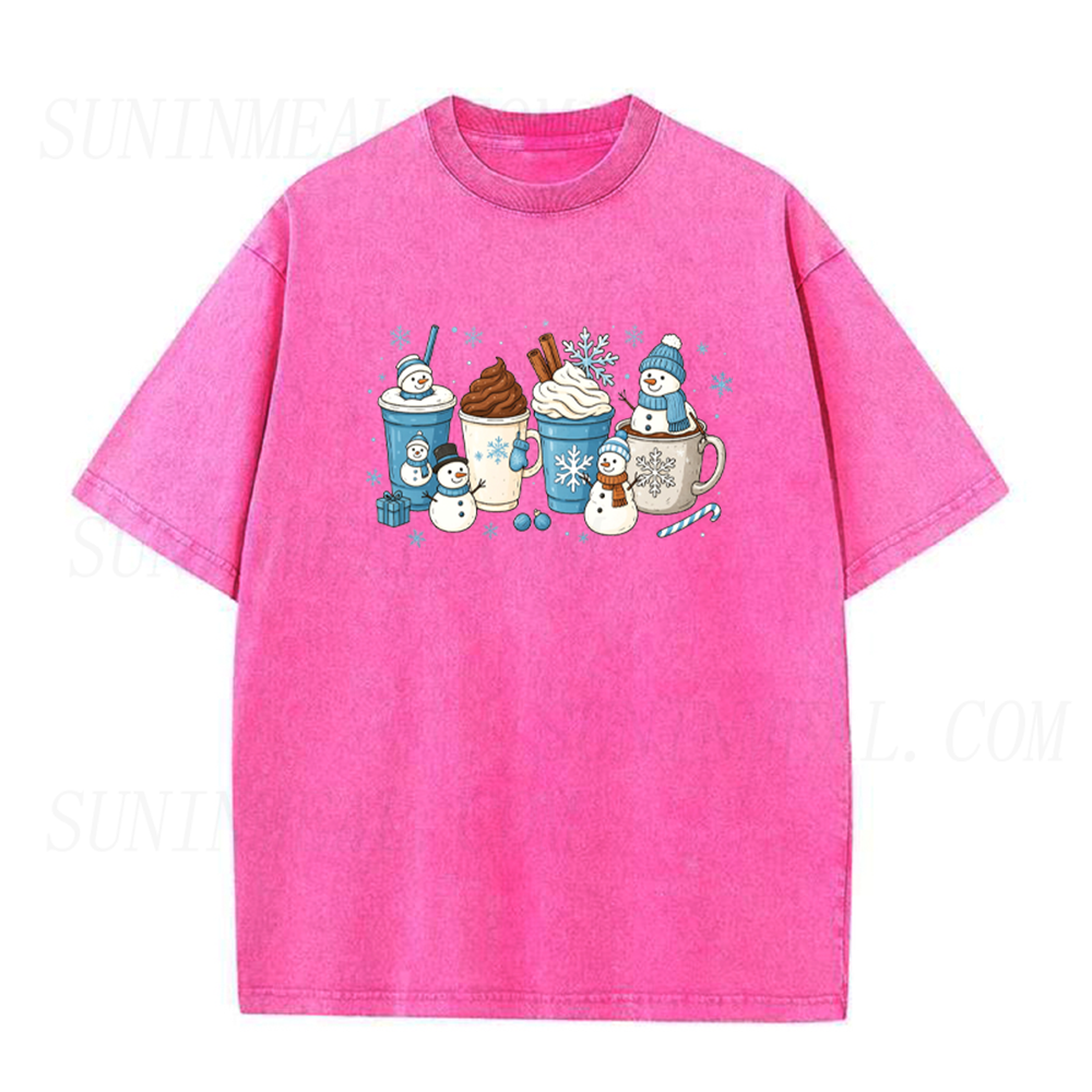 Snowman Coffee Unisex Tee