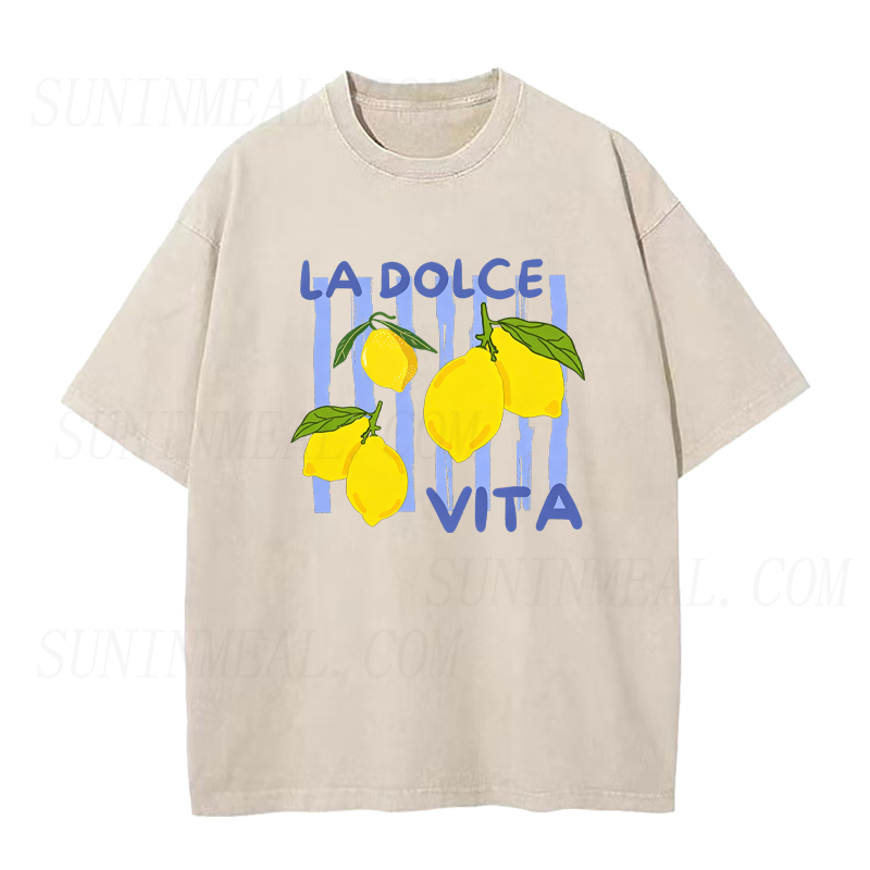 La Dolce Vita Fresh Lemons Unisex Tee