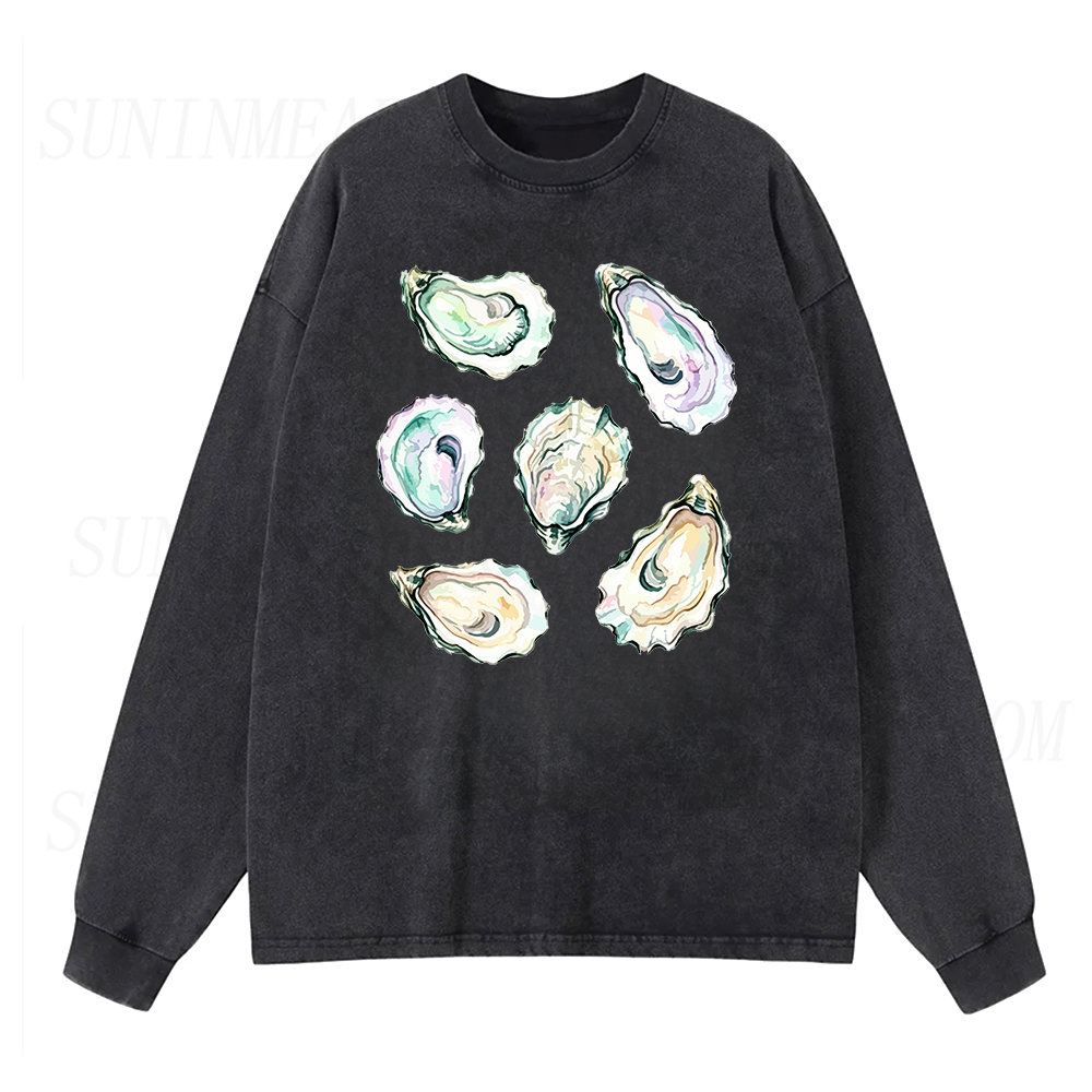 Oyster Shell Long Sleeve Unisex Tee
