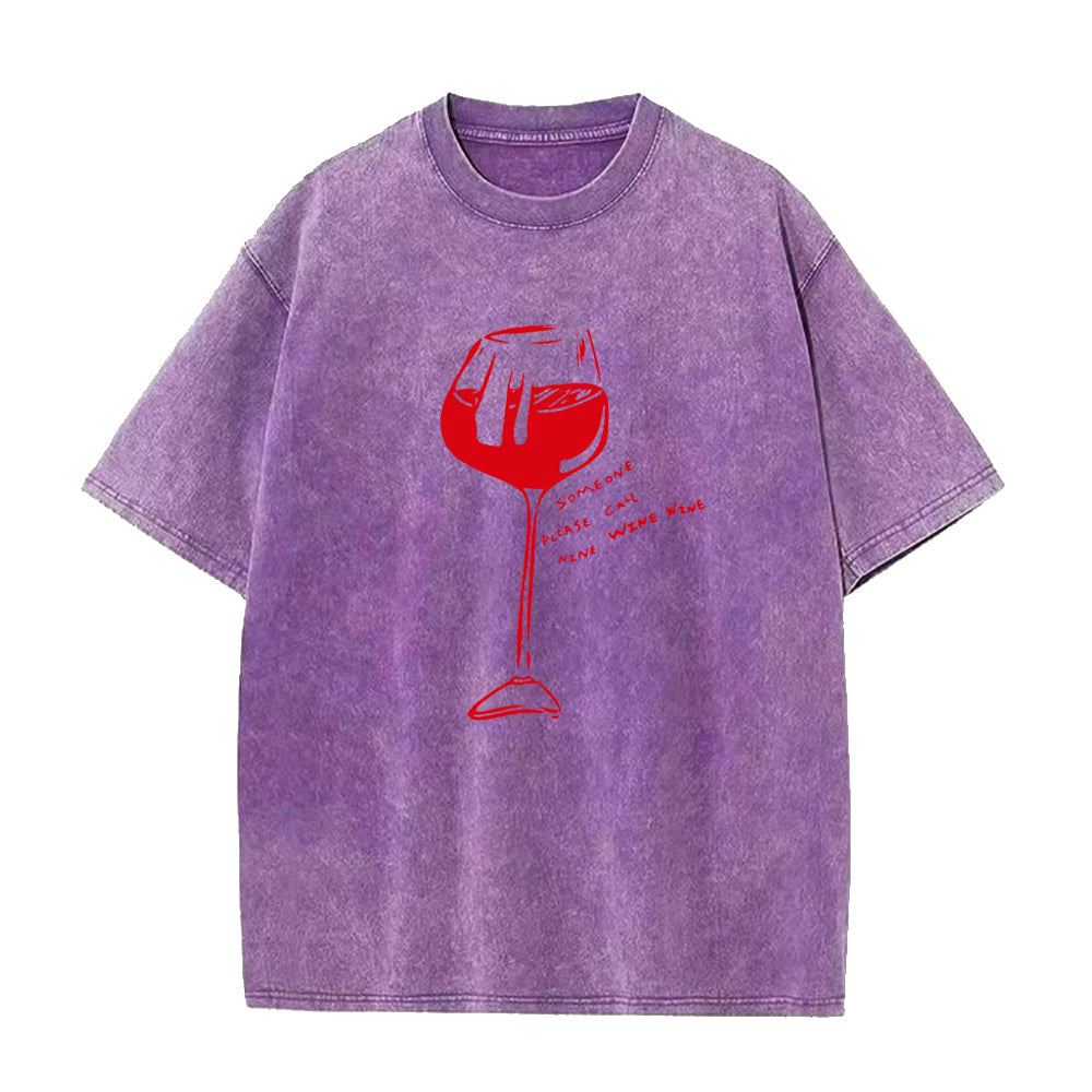 someone please call nine wine wine Unisex Tee