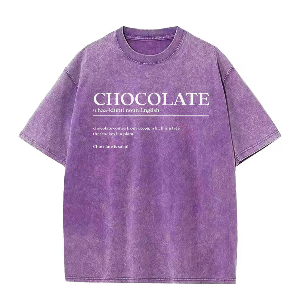 チョコレート・イズ・サラダ ユニセックスTシャツ