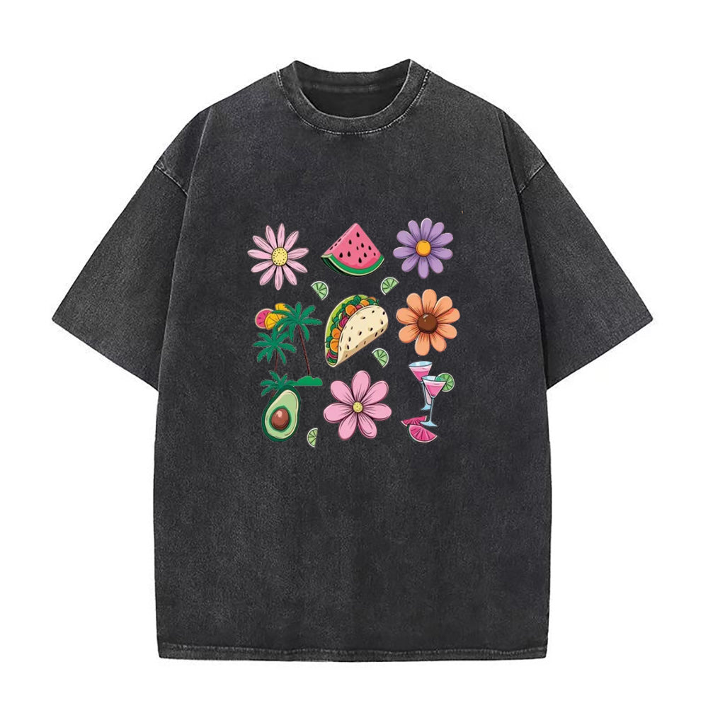 Cottagecore Lemon Citrus Strawberry Unisex Tee