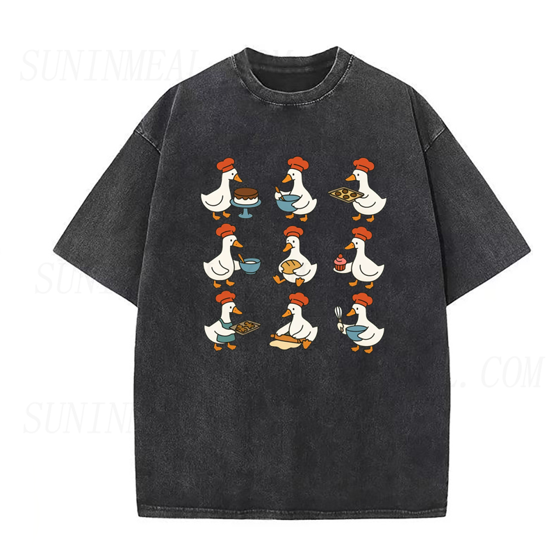 Cute Goose Baking Tee