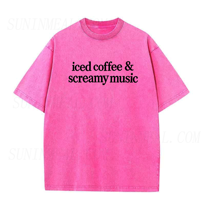 Iced Coffee & Screamy Music Unisex Tee