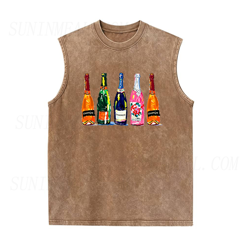 Champagne Bottles Unisex Tank Top