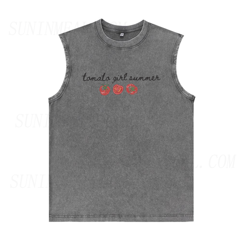 Tomato Girl Summer Unisex Tank Top