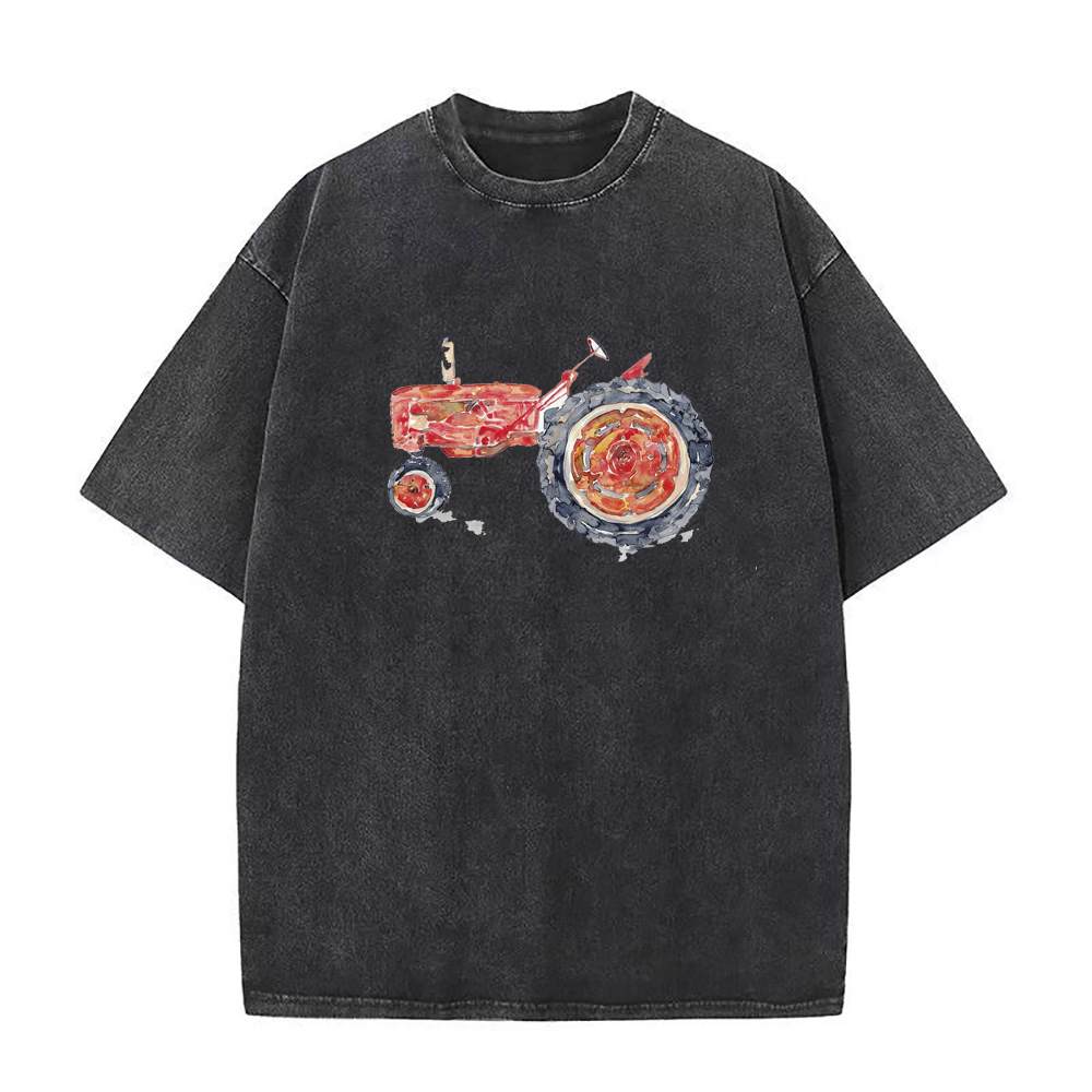 Red tractor unisex Tee