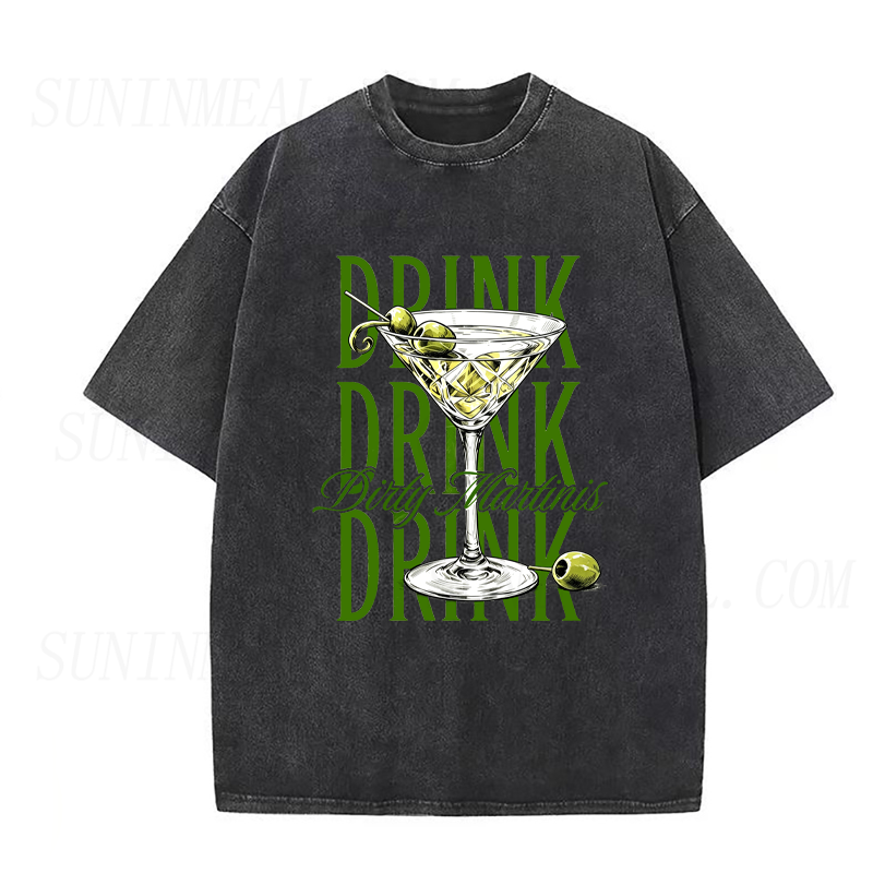 Drink Dirty Martinis Unisex Tee