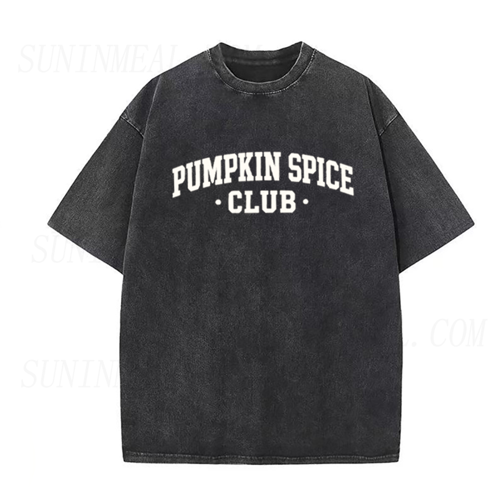 Retro Pumpkin Spice Club Graphic Unisex Tee