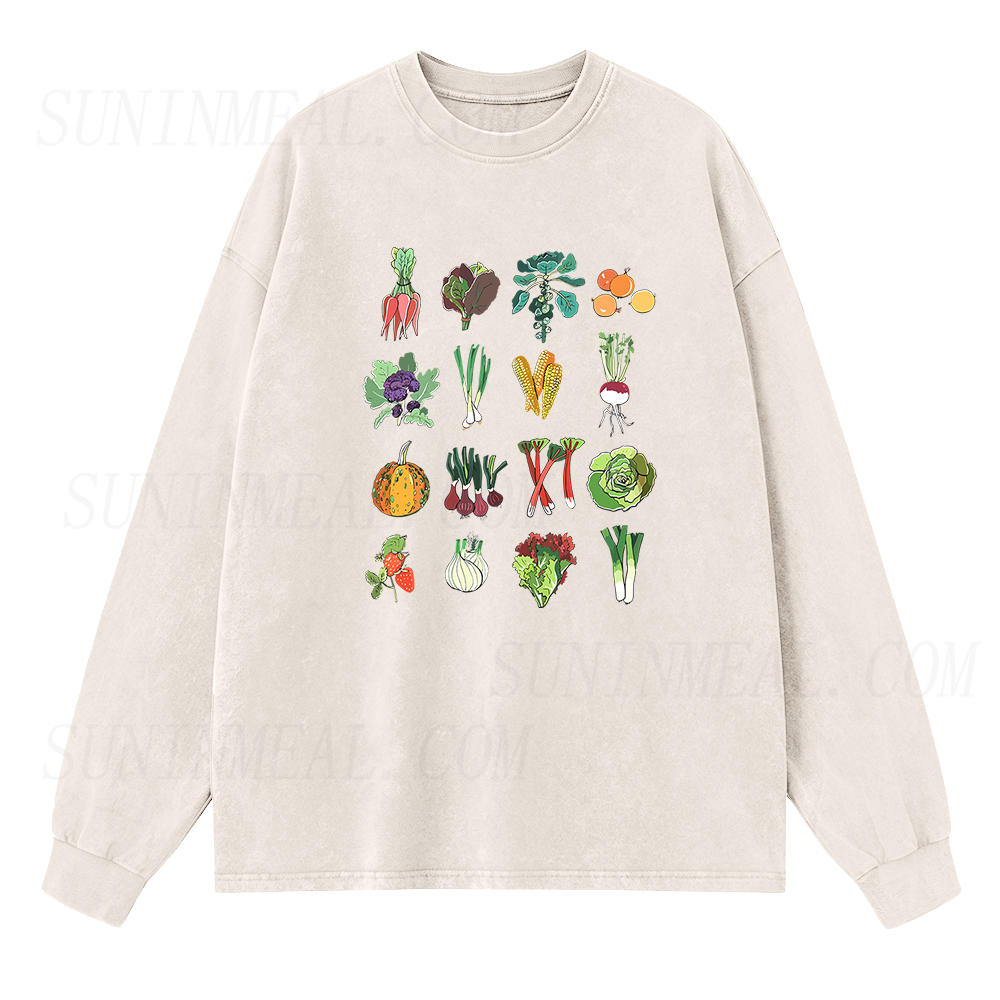 Vegetable Long Sleeve Unisex Tee