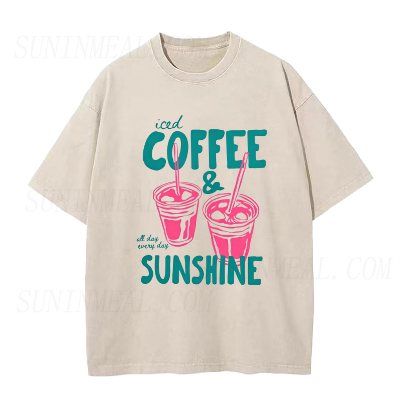 Iced Coffee and Sunshine Unisex Tee