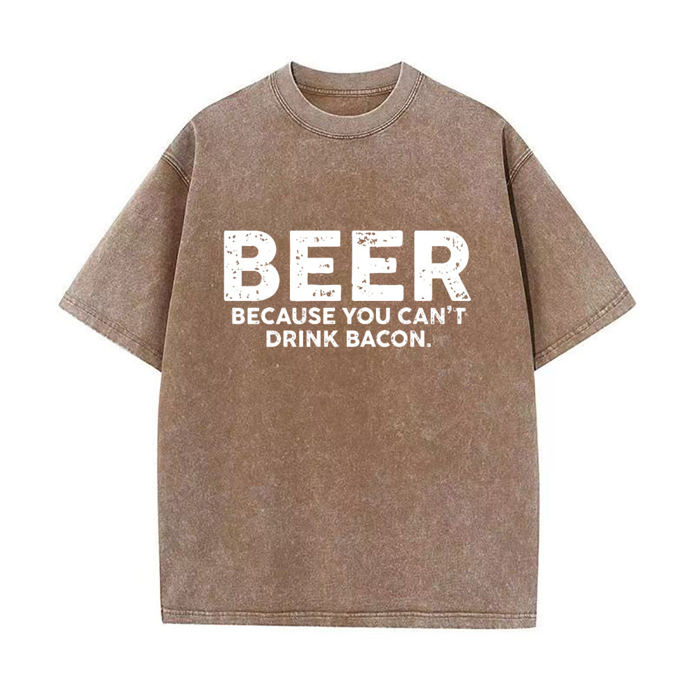 beer because you can't drink bacon Unisex Tee