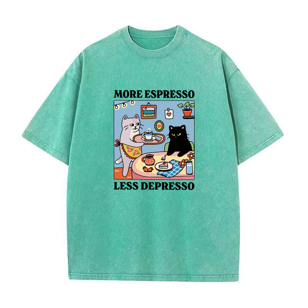 More Espresso Less Depresso Unisex Tee