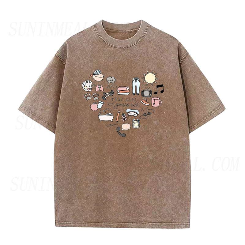 Take Care of Yourself Heart Unisex Tee